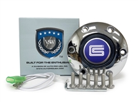 Auto Pro USA , Volante , CS Shelby , Ford , Mustang , Chrome , Horn Button , 6 Bolt , 3d , foil , emblem