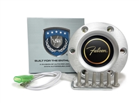 Auto Pro USA , Volante , Ford , Falcon , Deluxe , Chrome , Brushed , Black , Horn Button , 6 Bolt , volante  , 3d , foil , emblem , gold , after market