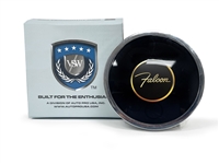 Auto Pro USA , Volante , Ford , Falcon , Deluxe , Chrome , Brushed , Black , Horn Button , 6 Bolt , volante  , 3d , foil , emblem , gold , after market