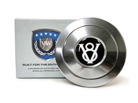 S9 Premium Horn Button with Hot Rod V8 Emblem