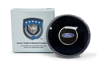 VSW S6 Deluxe Horn Button with Ford Blue Oval Raised Emblem