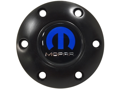 S6 Black Horn Button with Mopar Emblem