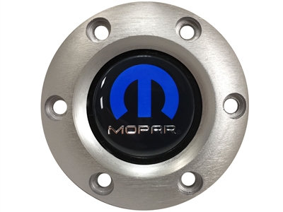 S6 Brushed Horn Button with Mopar Emblem
