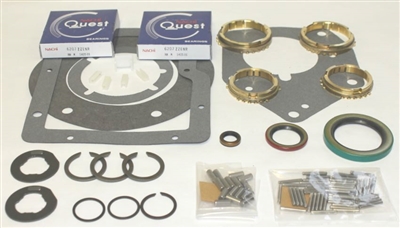 Jeep SR4 4 Speed Bearing Kit with Synchro Rings, BK124JWS | Allstate Gear