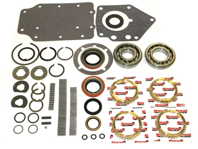 Ford Top loader HEH RUG 4 Speed Bearing Kit with Synchro Rings Max Load Bearings, BK135HDWS