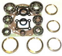 D50 2.0L 2wd 5 Speed 82-89 KM132 Bearing Kit with Synchronizer Rings, BK150WS