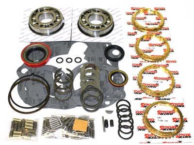 Borg Warner T10 4 Speed Bearing Kit, Iron Case AMC with Synchro Rings, BK177HDWS | Allstate Gear