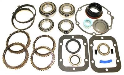 NV4500 5 Speed Bearing Kit with gaskets & seals, with 6 Synchro Rings, BK308AWS