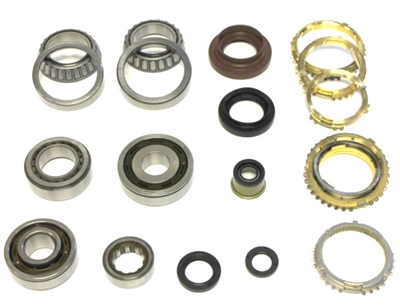 Toyota C52 C56 5 Speed Transmission Bearing Kit with Synchro Rings, BK418AWS | Allstate Gear