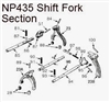 NP435 Fork Insert Kit INSK-435 - NP435 4 Speed Dodge Repair Part