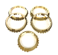 T5 Non World Class Brass Synchronizer Ring Kit, SRK107