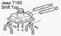 Jeep T150 2-3 Shift Fork WT150-23C - T150 3 Speed Jeep Repair Part | Allstate Gear