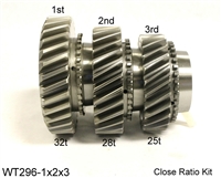 Ford Toploader HEH RUG 4 Speed 1st, 2nd, & 3rd  Close Ration Gear Set, WT296-1X2X3