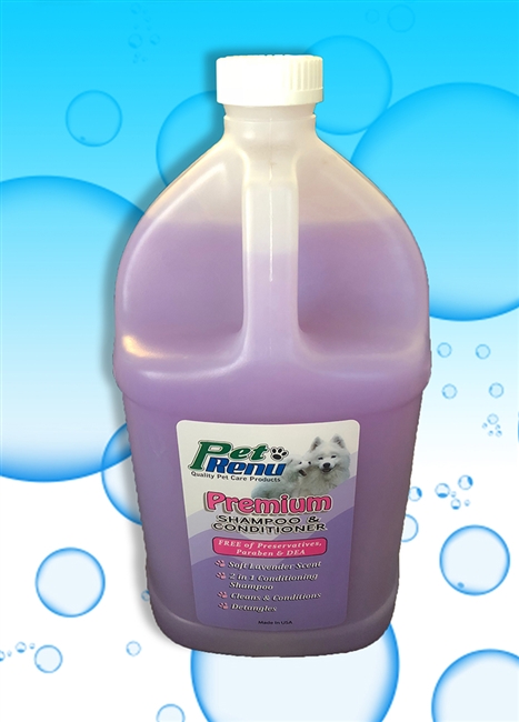 PETRENU PREMIUM SHAMPOO & CONDITIONER - 1 gallon