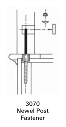 3070: Newel Post Fastener