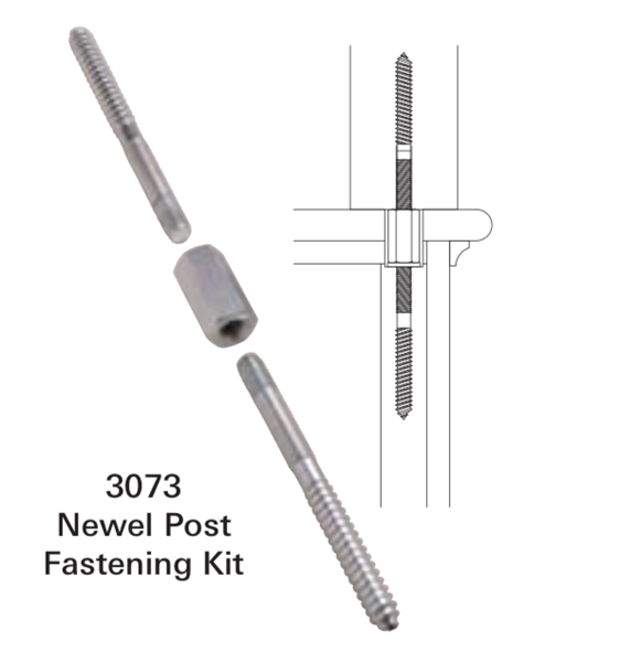 Stair Hardware & Accessories - 3073: Newel Post Fastening Kit | Stair Part Pros