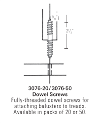 3076: Dowel Screws