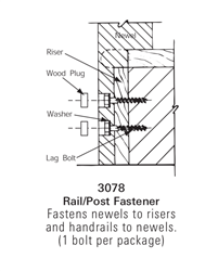 3078: Rail/Post Fastener