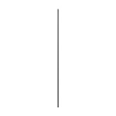 Sicily Stair Parts 3600: Hollow Plain Round Bar Baluster | Stair Part Pros