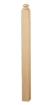 Wood Baluster & Newel Parts 4004: Hampton Post-to-Post Newel | Stair Part Pros