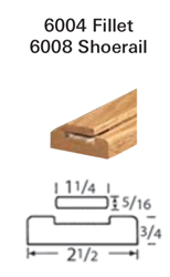 Crown Heritage Shoerail & Fillet Stair Parts 6008: Shoerail | Stair Part Pros