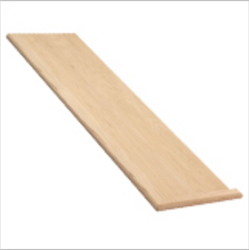 Stair Treads & Starting Steps 8070SGMR: Stain-Grade Mitered Plain | Stair Part Pros
