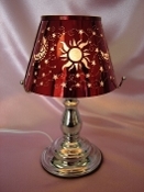 RED SUN MOON STARS DIFFUSER LAMP