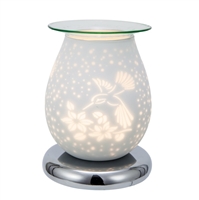 FROSTED WHITE HUMMINGBIRD DIFFUSER