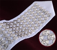 Sterling Silver Atara -Ms 30 available   in 3/4/5/6/7 rows