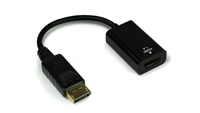 DISPLAYPORT 1.2 (M) to HDMI 1.4 (F) CABLE - 8.5 in.