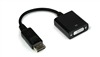 DISPLAYPORT (M) to DVI (F) CABLE - 8 in.