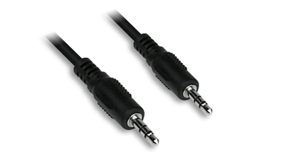 MINI STEREO CABLE - 3.5 mm, M/M, 3 ft.