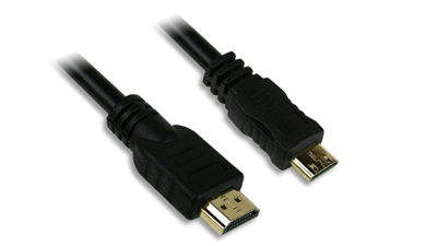 MINI HDMI to HDMI CABLE - M/M, 6 ft.