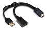 HDMI (M) to DISPLAYPORT (F) CABLE - 2 ft.