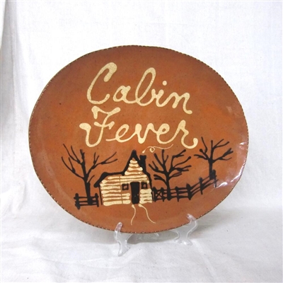 Quilled Cabin Fever Plate (MTO) $180