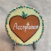 Small Virtue Plate - Acceptance  $30