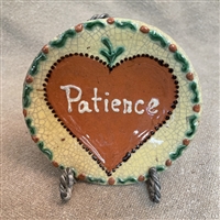 Small Virtue Plate - Patience  $30