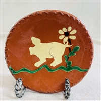 Small Quilled Pig Plate $25