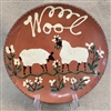 Quilled Wool Plate with Sheep $75