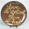 Love is Patient Quilled Plate (MTO) $75