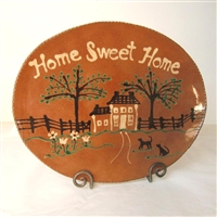 Quilled Home Sweet Home Plate (MTO) $180