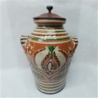 Tulip Pot with Wooden Lid (MTO) $195