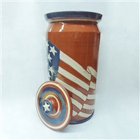 Paper Towel Jar with Flag (MTO) $300