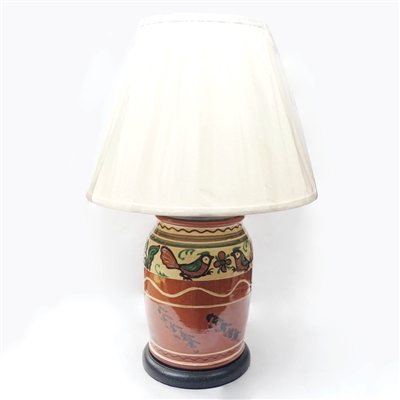 Bird and Tulips Lamp (MTO) $395