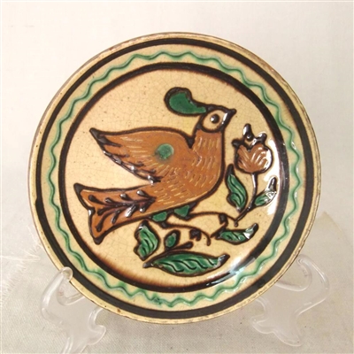 Bird and Tulip Plate (MTO) $45