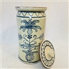Fancy Floral Paper Towel Jar (MTO) $300