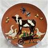 Cow with Geese Plate $105