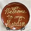 Quilled Welcome to my Garden Plate $95