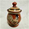 Small Chicken Pot with Thrown Lid $105