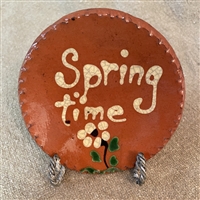 Small Quilled Spring Time Plate $25